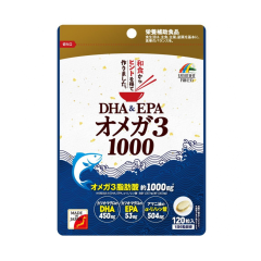 Unimat Riken DHA + EPA Omega-3 1000 / Витаминные капсулы с Омега-3 