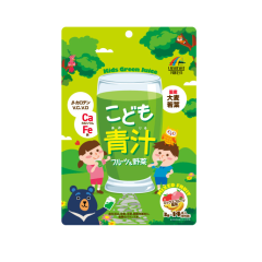 Unimat Riken Kids Green Juice / Детский аоджиру + кальций, железо и витамины C и D