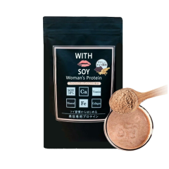 WITH SOY Woman's Protein / Соевый протеин для женщин с кальцием, железом, витаминами, минералами и коллагеном (вкус шоколад)