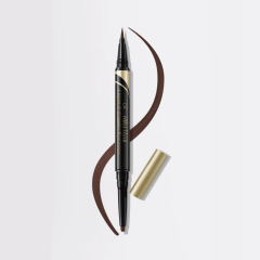 Rika Real Liquid & Creamy Eye Liner Matte Brown / Подводка для глаз 2 в 1 (Матовая коричневая)