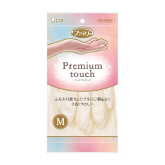 ST Family Premium Touch Hyaluronic Acid M / Перчатки для домашней работы с гиалуроновой кислотой M