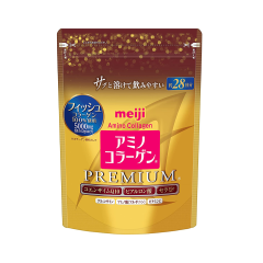 Meiji Amino Collagen Premium / Премиальный коллаген c гиалуроновой кислотой и коэнзимом 