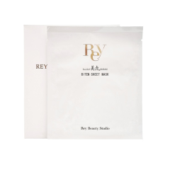 Rey Earthling Biten Sheet Mask / Фито-маска для точеного овала лица с креплением на ушах, 1 шт