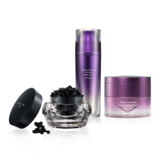 Bijou de Mer Advanced Eight с ночной сывороткой : (Bijou de Mer Beauté invariante Advanced Eight Serum, Bijou de Mer Beauté invariante  Advanced Eight Cream, Bijou de Mer DDS BK Firmer Capsule Revitalisant Essence / ЧЕРНАЯ)