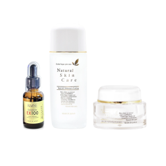 набор Raise с облеглечнной версией утюжка (Re-Cell all in Gel cream, Re-Cell Moisture lotion, Raise solution EX100) 