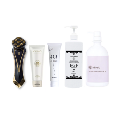 Global  Zeus III  (Global  Zeus III, Demarer 4G Lift Up Gel, Direia Treatment gel, Direia STM multi essence, Authentic Japan H-EGF Essence+)
