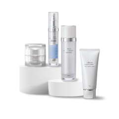 Axxzia Beauty Force set 2: (Axxzia Beauty Force foaming wash, Axxzia Beauty Force Fine lotion , Axxzia Beauty Force essence , Axxzia Beauty Force Moist Cream EX)  