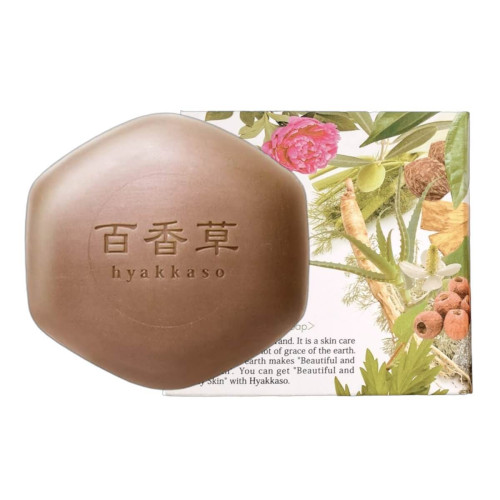 Hyakkaso Facial soap / Натуральное мыло для лечения угревых высыпаний